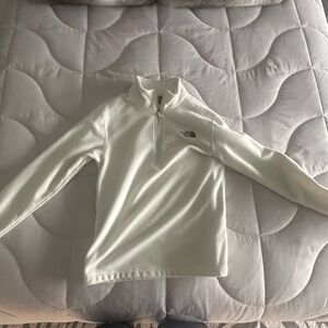Northface Zip Up White Size S